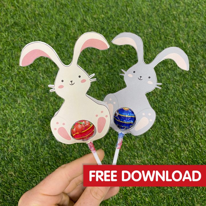 Easter Bunny Lollipops Craft