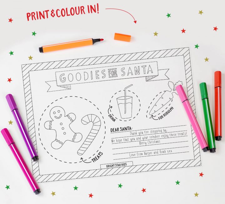 Free Printable Christmas Paper Placemats