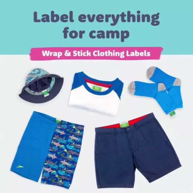 From your kid's hat 👒 to their shoe 👟, you're sure to find a label that fits in our super-saver Camp Labels Pack 💸

Grab a pack now at the link in our bio & save 75% 💰
