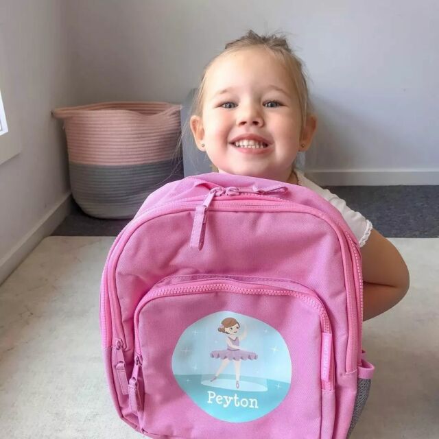 Peyton excited for school with her super cute Kids' Backpack in Ballerina design 🩰

Get the kids extra excited to go to school with this Kids' Backpack. Let them choose from heaps of designs & colors & personalize it with their name. Shop one for your little learner now via the link in our bio.

📸 @cheeky.little.cottees